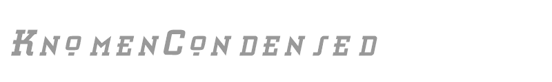 KnomenCondensed