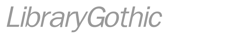 LibraryGothic