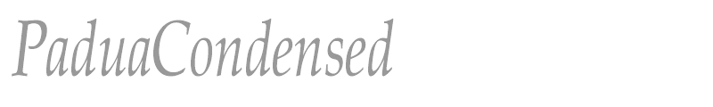 PaduaCondensed