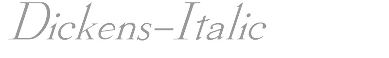 Dickens-Italic