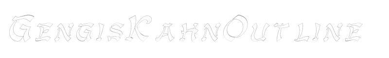 GengisKahnOutline