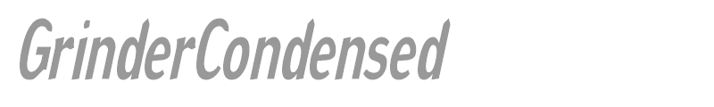 GrinderCondensed