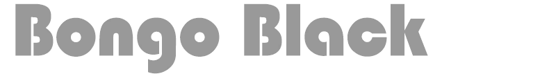 Bongo Black