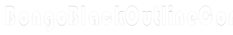 BongoBlackOutlineCondensed