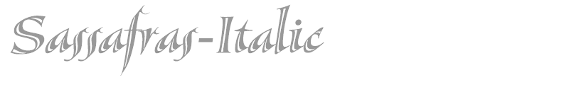 Sassafras-SxItalic