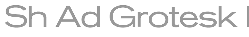 Sh Ad Grotesk Extended
