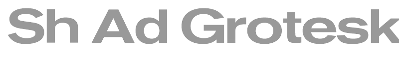 Sh Ad Grotesk MediumExt.