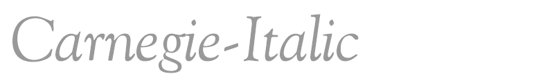 Carnegie-Italic