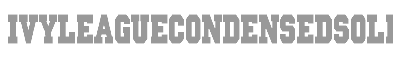 IvyLeagueCondensedSolid