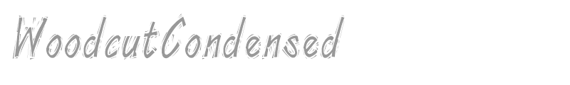 WoodcutCondensed