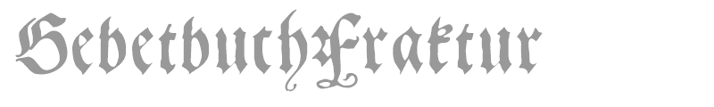 GebetbuchFraktur