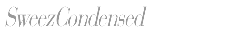SweezCondensed