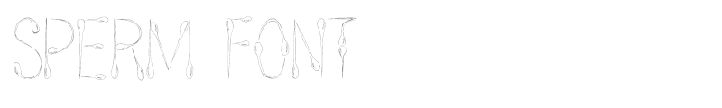 SPERM FONT