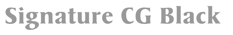 Signature CG Black