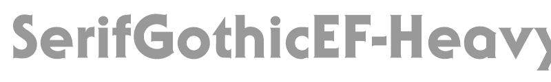 SerifGothicEF-Heavy