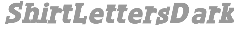ShirtLettersDarkItalics