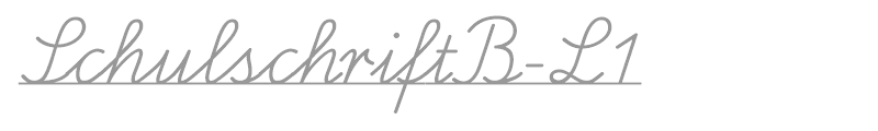 SchulschriftB-L1