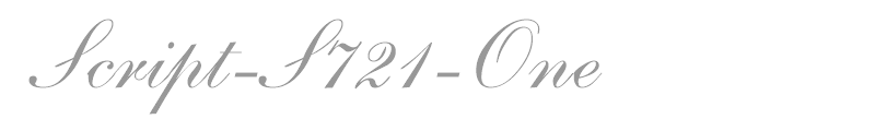 Script-S721-One