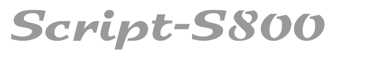 Script-S800