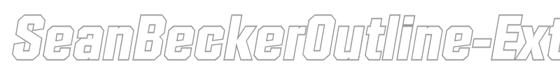 SeanBeckerOutline-ExtraBold