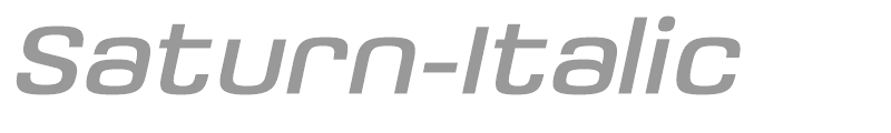 Saturn-Italic