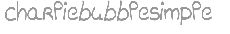Charlie Bubble Simple