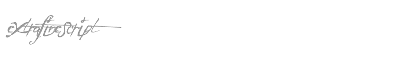 Extra Fine Script