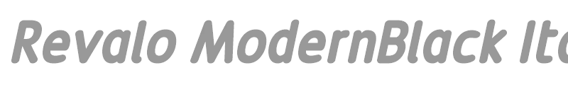 Revalo ModernBlack Italic