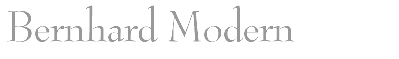 Bernhard Modern