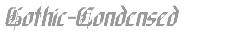 Gothic-Condensed