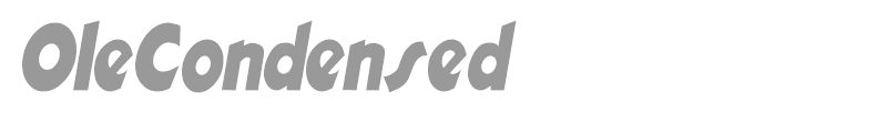 OleCondensed