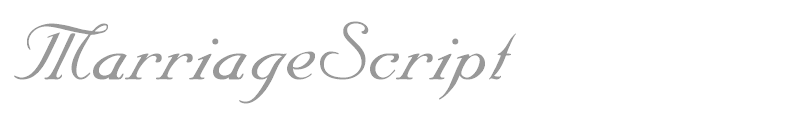 Marriage Script