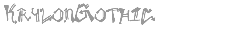 Krylon Gothic