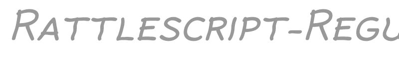 Rattlescript-RegularObliqueCaps