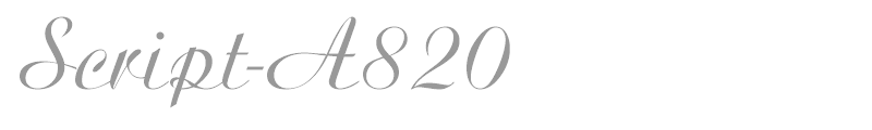 Script-A820