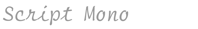 Script Mono