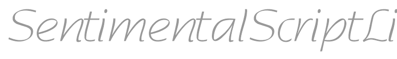 SentimentalScriptLightSSK