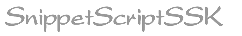SnippetScriptSSK