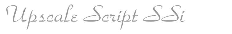 Upscale Script SSi
