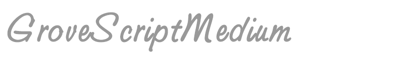 GroveScriptMedium