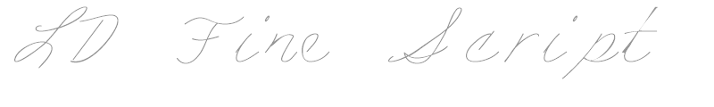 LD Fine Script 7