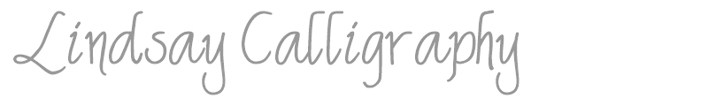 Lindsay Calligraphy