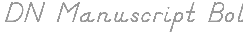 DN Manuscript Bold