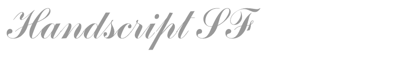 Handscript SF