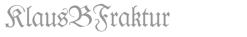 KlausBFraktur