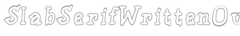 Slab Serif Written