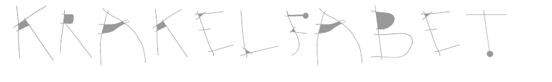 Krakelfabet