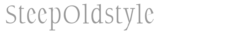 Steep Oldstyle
