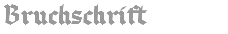 Bruchschrift