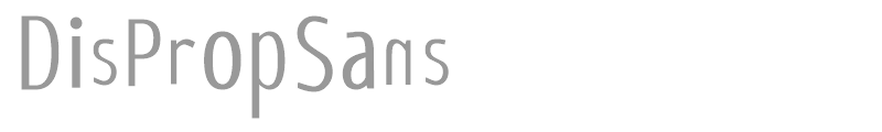 Dis Prop Sans